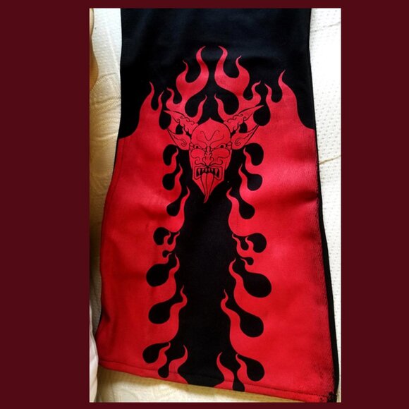 Toxic Vision El Diablo boot cut pants XL genuine - Picture 4 of 10